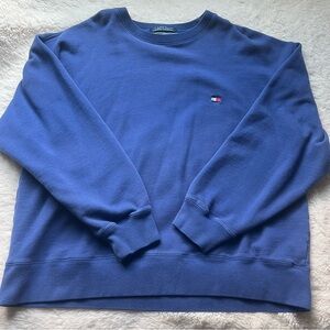 Tommy Hilfiger Men's Classic Blue Crewneck Sweater